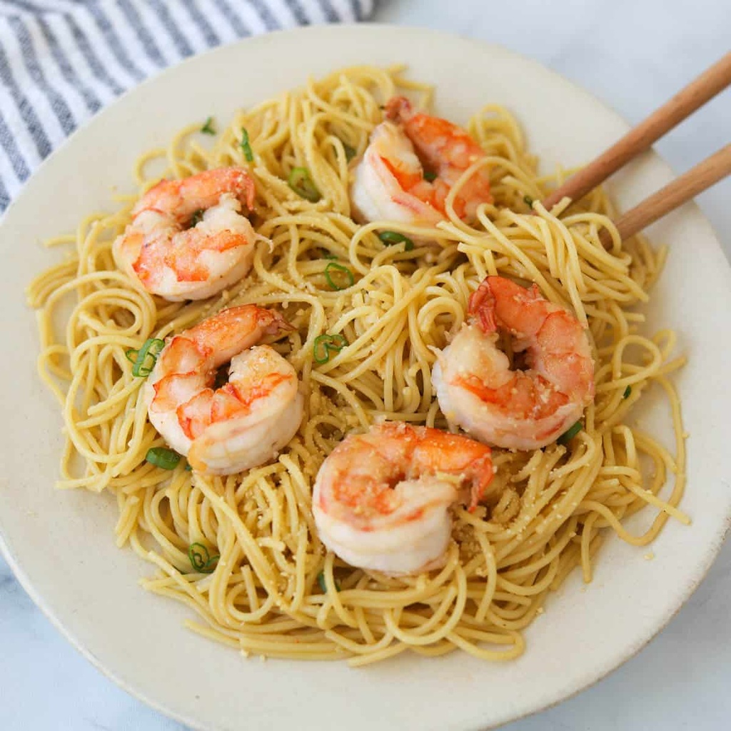 Golden Shrimp Noodles